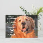 Bedankt voor alles wat verloren gaat Memorial (Staand voorkant)