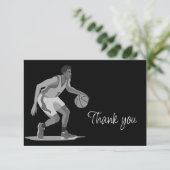 Bedankt voor Basketbal Wedstrijd (Staand voorkant)