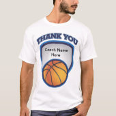 Bedankt voor Basketball Logo T-shirt (Voorkant)