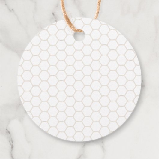 Bedankt voor Bee-ing Hier Bloemendouche Bedankjes Labels (Achterkant)