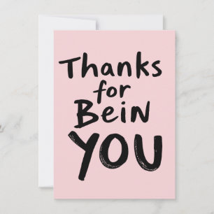 Bedankt voor Bein’ You – Waardering met Attitude