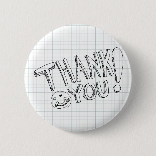 Bedankt voor berichten ronde button 5,7 cm (Voorkant)