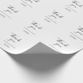 Bedankt voor bestelkorting code website social med cadeaupapier (Hoek)