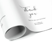 Bedankt voor bestelkorting code website social med cadeaupapier (Rol Hoek)