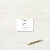 Bedankt voor bestelkortingscode website sociale me post-it® notes (Op bureau)