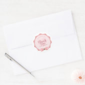 Bedankt Voor Bestelsticker Ronde Sticker (Envelop)