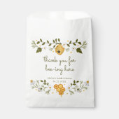 Bedankt voor Bij-zijn Favor Tassen Bedankzakje (Voorkant)