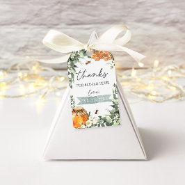 Bedankt voor bijen hier | Hartelijk dank Cadeaulabel