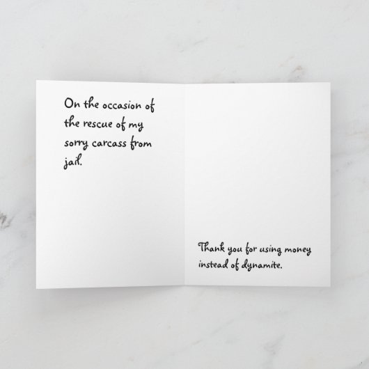 Bedankt voor borgtocht (Binnen)