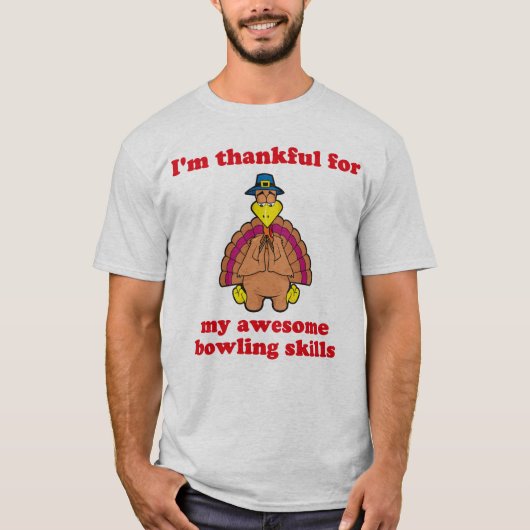Bedankt voor Bowling T-shirt (Voorkant)