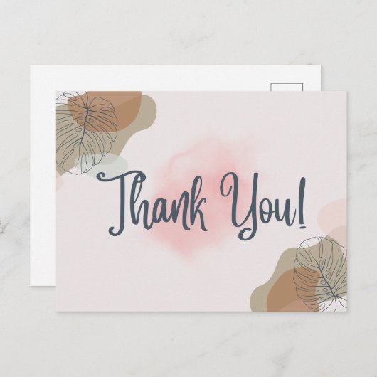 Bedankt voor briefkaart (Voorkant / Achterkant)