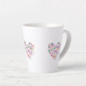 Bedankt voor cadeau koffiemok latte mok (Rechterhoek)