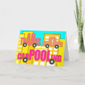 Bedankt voor carpooling - Woorden op wielen (Voorkant)