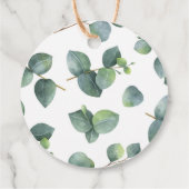 Bedankt voor champagne-Baby shower Bedankjes Labels (Achterkant)