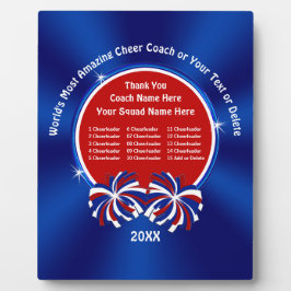 Bedankt voor Cheer Coach, Cheerleaders Names Fotoplaat