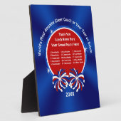 Bedankt voor Cheer Coach, Cheerleaders Names Fotoplaat (Zijkant)