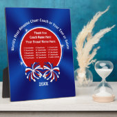 Bedankt voor Cheer Coach, Cheerleaders Names Fotoplaat (Zijkant)