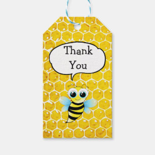 Bedankt voor Coming Bee Baby shower Gift Label Cadeaulabel