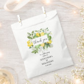 Bedankt voor Coming Lemony Wedding Sweet Bedankzakje (Geknipt)