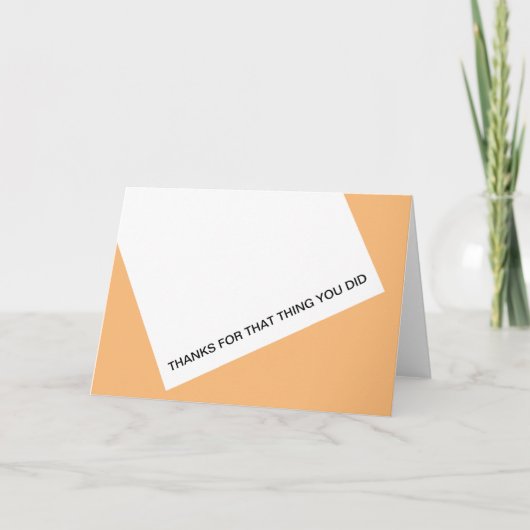 Bedankt voor dat ding (Voorkant)