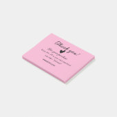 Bedankt voor de aankoop roze familie zakelijk deta post-it® notes (Schuin)