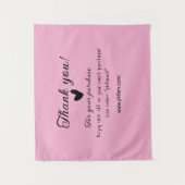 Bedankt voor de aankoop roze familie zakelijk deta wandkleed (Voorkant)