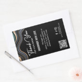 Bedankt voor de aankoop Stone Marble Agate Label (Envelop)