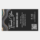 Bedankt voor de aankoop Stone Marble Agate Label (Voorkant)