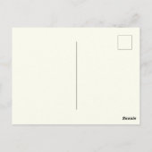 Bedankt voor de aankoop van gele bloemen Waterverf Briefkaart (Achterkant)