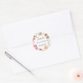 Bedankt voor de aankoop van Handmade Ronde Sticker (Envelop)