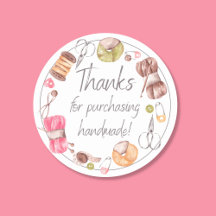 Bedankt voor de aankoop van Handmade