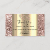 Bedankt voor de aankoopcode voor installateurs visitekaartje (Voorkant)