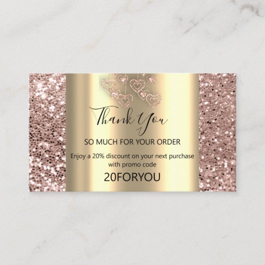 Bedankt voor de aankoopcode voor installateurs visitekaartje (Voorkant)