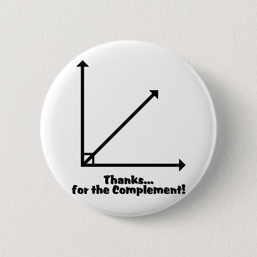 bedankt voor de aanvulling ronde button 5,7 cm (Voorkant)