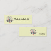 Bedankt voor de Baby Gift Mini Visitekaartje (Voorkant / Achterkant)