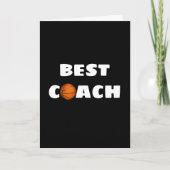 Bedankt voor de Basketball Coach Kaart (Voorkant)