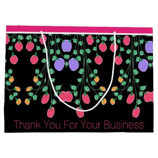 Bedankt voor de behandeling van uw bedrijf groot cadeauzakje (Achterkant)