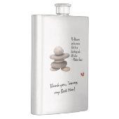 Bedankt voor de Best Man aanpasbaar Flacon (Rechts)