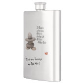 Bedankt voor de Best Man aanpasbaar Flacon (Links)