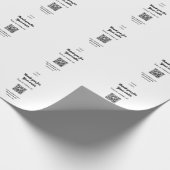 Bedankt voor de bestelling scan Review us business Cadeaupapier (Hoek)