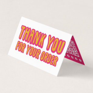 Bedankt voor de bestelling Social Icons QR Code Ho Visitekaartje