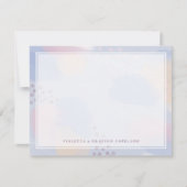 Bedankt voor de blauwe Abstracte kunst (Voorkant)