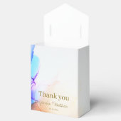 Bedankt voor de Blue Oranje bruiloft Bedankdoosjes (Geopend)