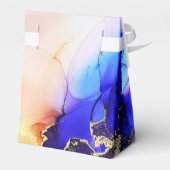 Bedankt voor de Blue Oranje bruiloft Bedankdoosjes (Achterkant)