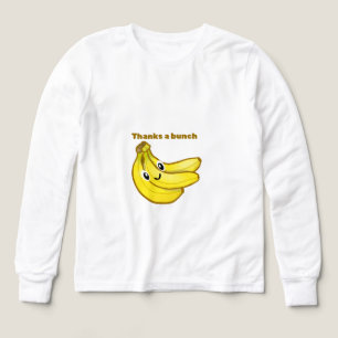 Bedankt voor de bos bloemen Grappige Banana T-Shir