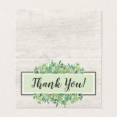 Bedankt voor de botanische Kaart Eucalyptus Wood (Buitenkant ongevouwen)