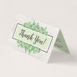 Bedankt voor de botanische Kaart Eucalyptus Wood