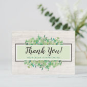 Bedankt voor de botanische Kaart Eucalyptus Wood (Staand voorkant)