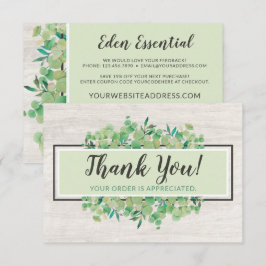 Bedankt voor de botanische Kaart Eucalyptus Wood