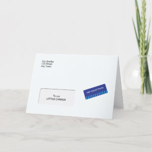 Bedankt voor de brief.